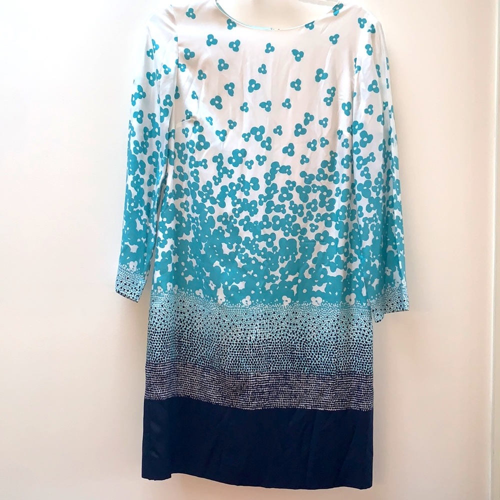 Boden Azalea Dress Silk Blend Tunic Shift Dress Womens Size 4